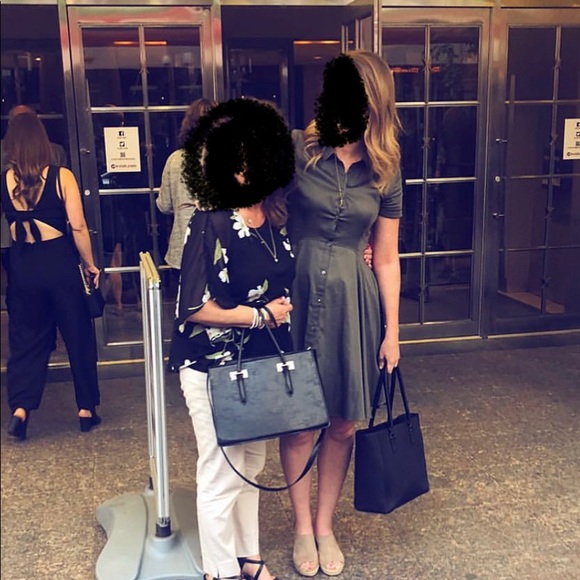 Hugo Boss flare khaki dress - Picture 5 of 5